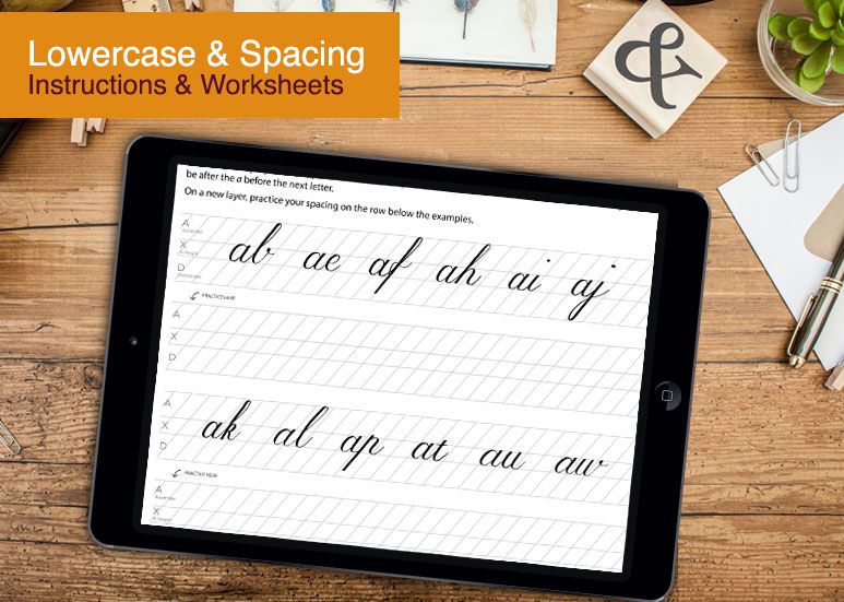 iPad Calligraphy Connections Nicole Mauloni - Lettering Tutorial