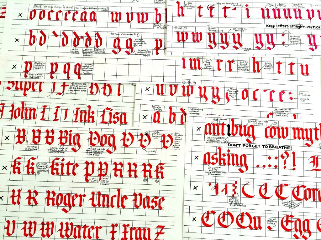 Ocac Gothic Coco Demos Cora Pearl - Lettering Tutorial