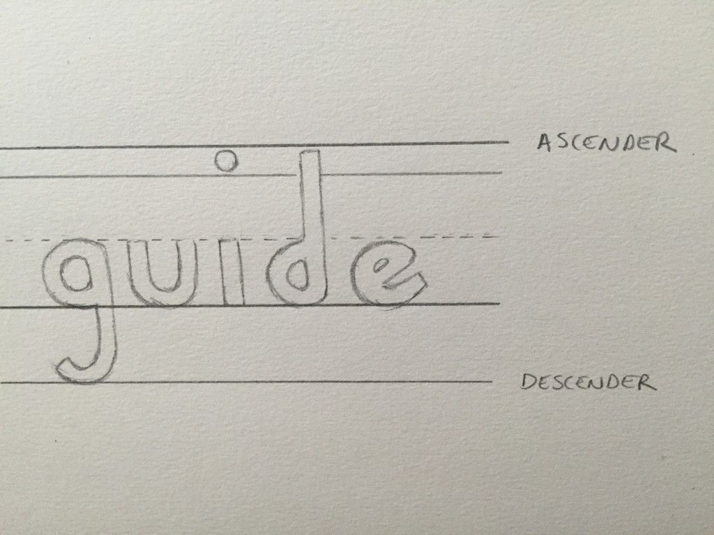 Hand Lettering Guide Ascender