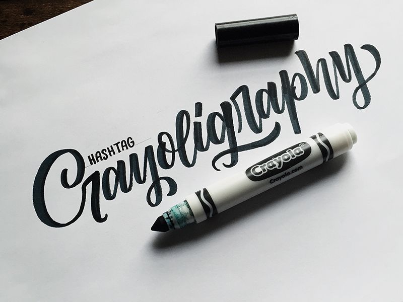 Crayoligraphy Colin Tierney - Lettering Tutorial