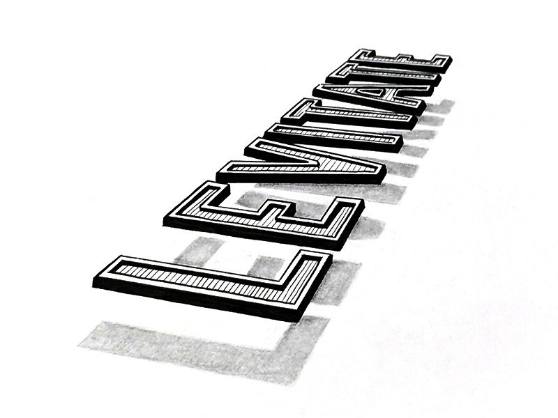Levitate Scotty Russell - Lettering Tutorial