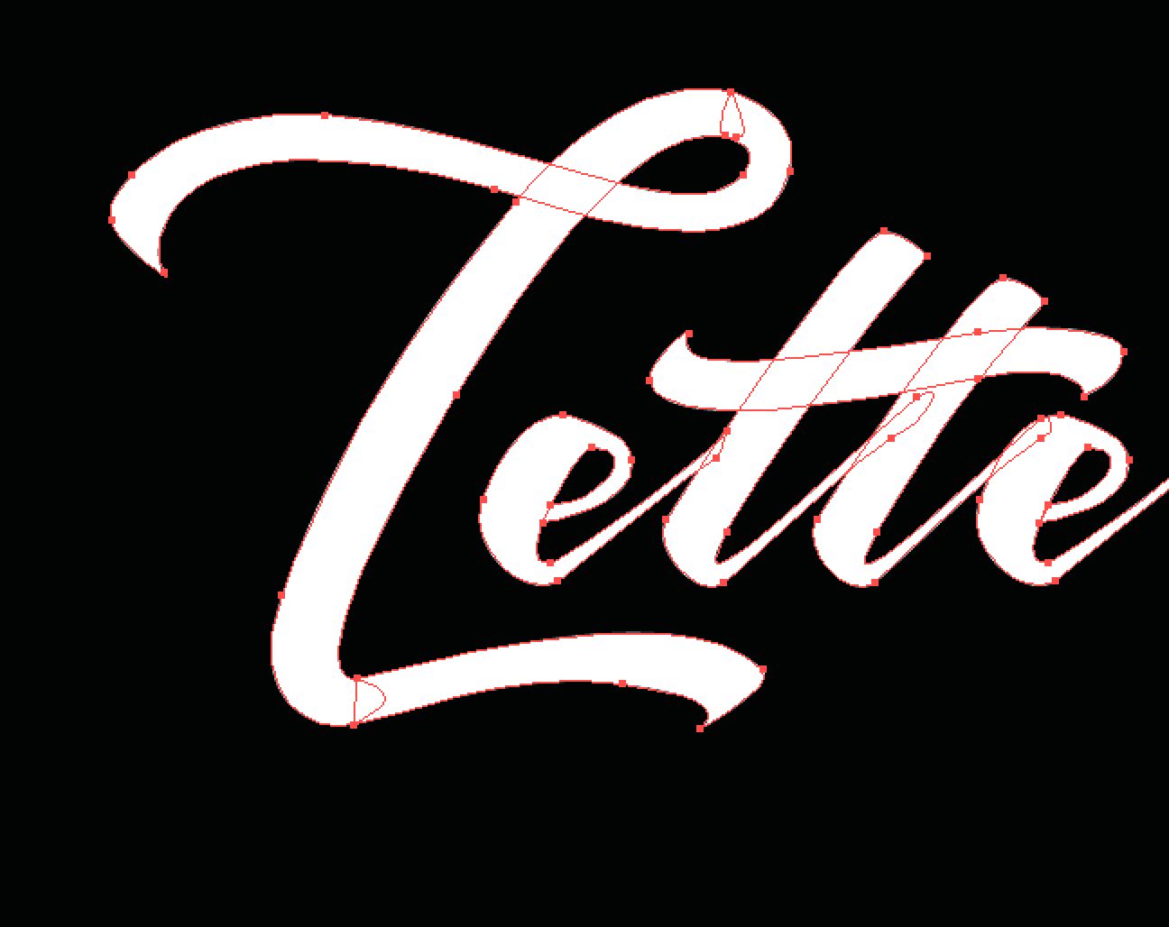 Lettering Tutorial Logo Anchor Points