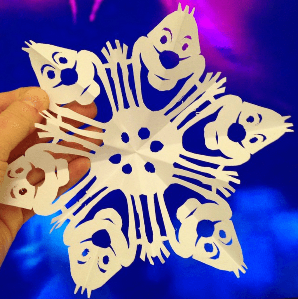 Olaf Snowflake Emma Holmes - Lettering Tutorial