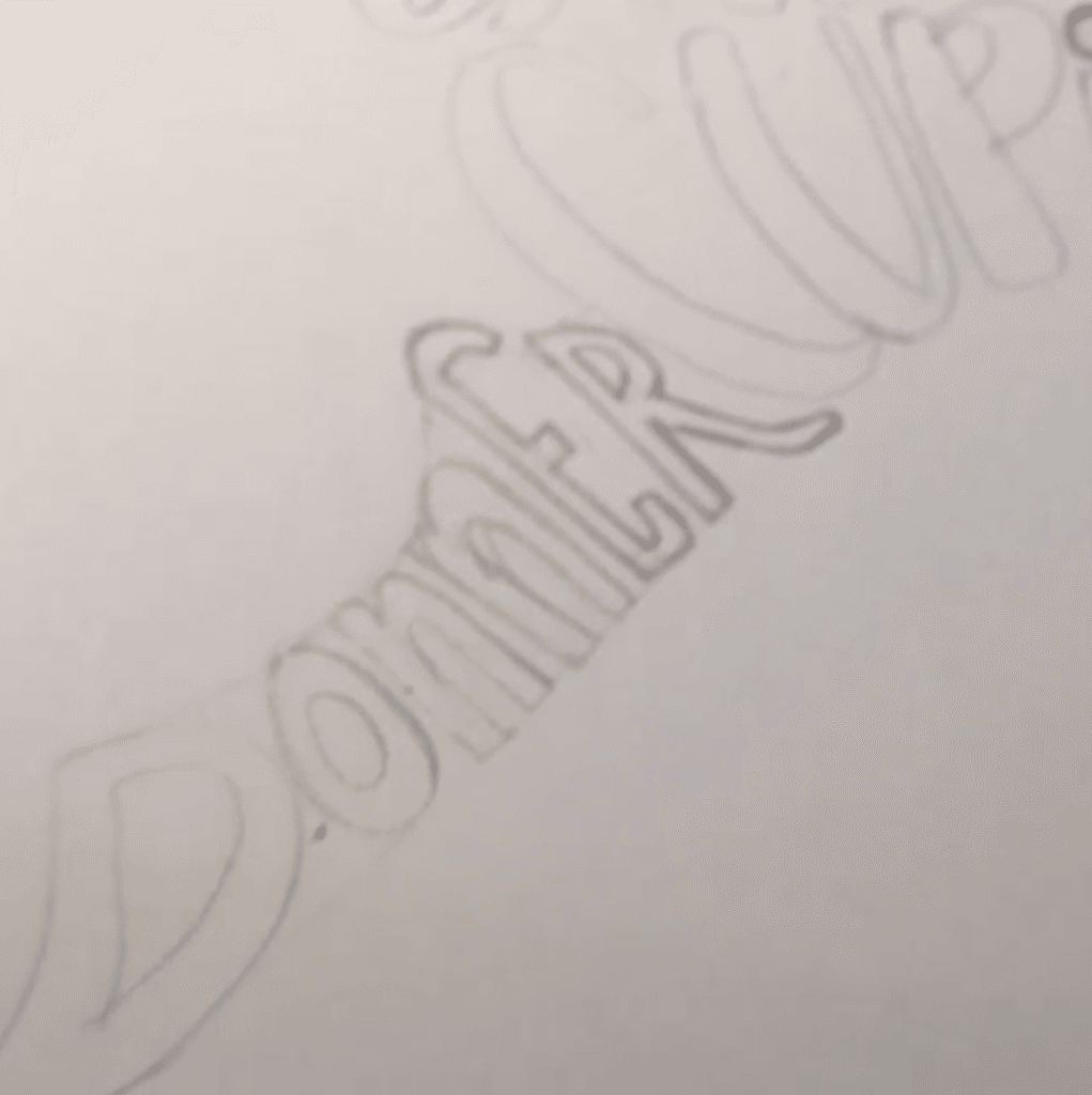 Reindeer Refined Pencil Emma Holmes - Lettering Tutorial