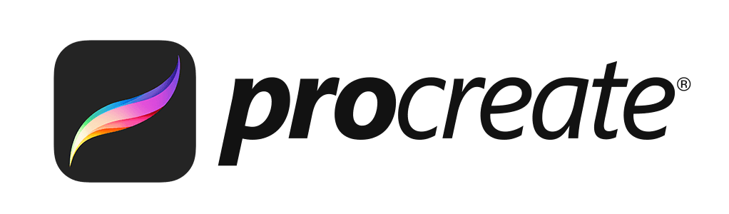Procreate Lockup Black Logo - Lettering Tutorial