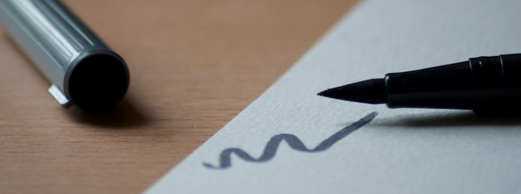 Tombow Brush Pen - Lettering Tutorial