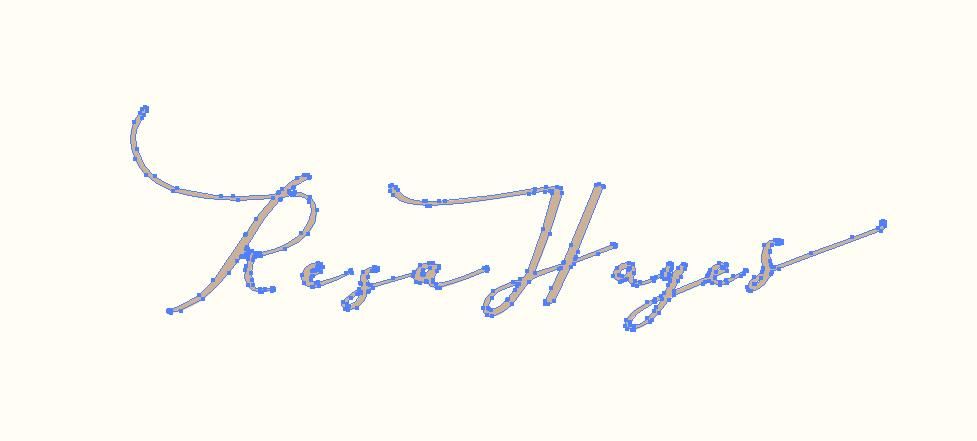 Belinda Love Lee Skillshare Digitisation - Lettering Tutorial