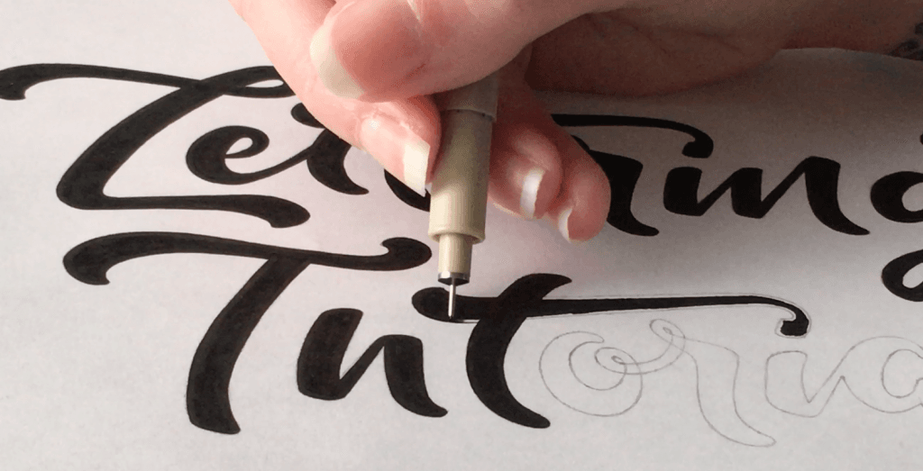 Pen Tip - Lettering Tutorial
