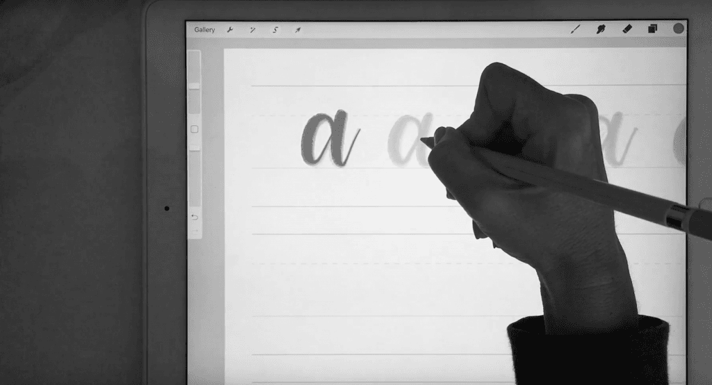 Karin Newport iPad Lettering - Lettering Tutorial