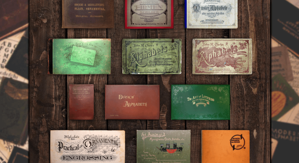 Lettering Library Vintage Books - Lettering Tutorial