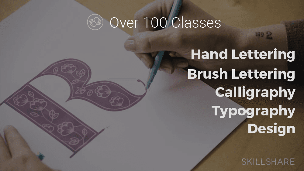 Skillshare Hand Lettering Offer