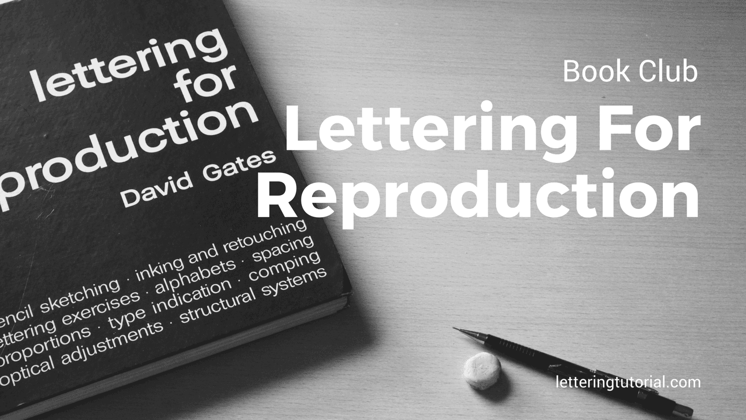 Book Club Lettering For Reproduction - Lettering Tutorial