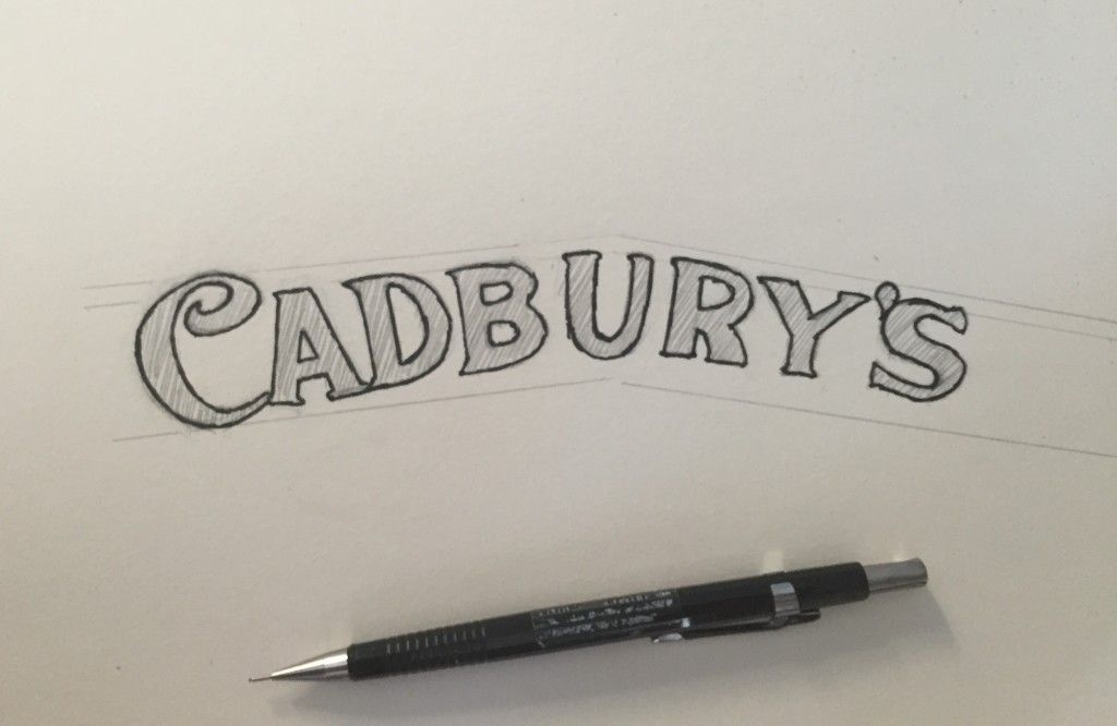 Lettering A Logo Cadbury Logo - Lettering Tutorial