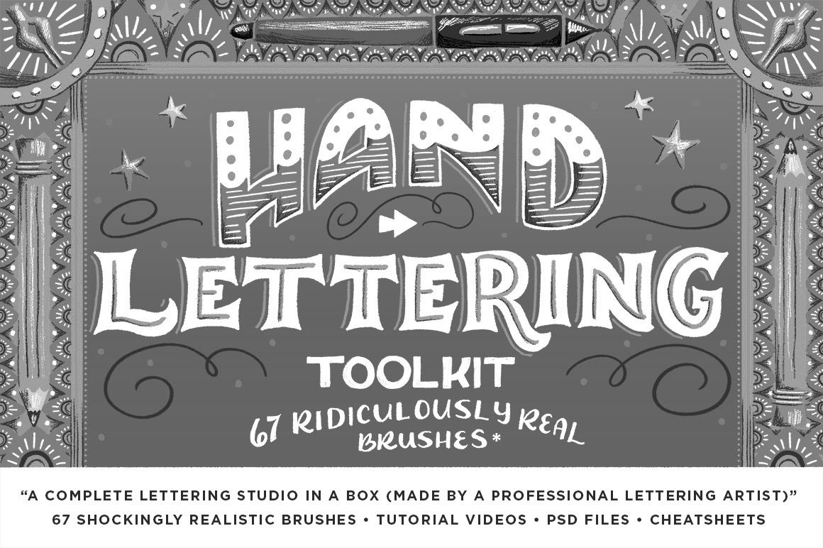 Hand Lettering Toolkit Shauna Lynn Panczyszyn Retro Supply Co - Lettering Tutorial