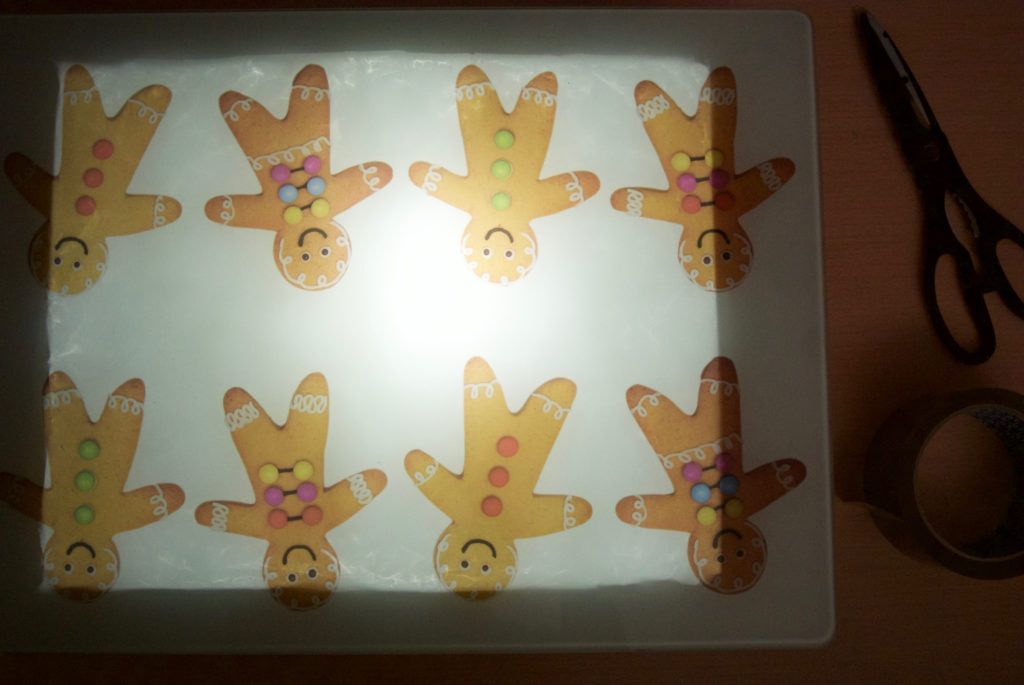 Finished DIY Light Box - Lettering Tutorial