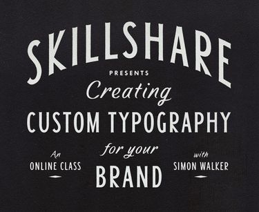 skillshare simon walker lettering tutorial