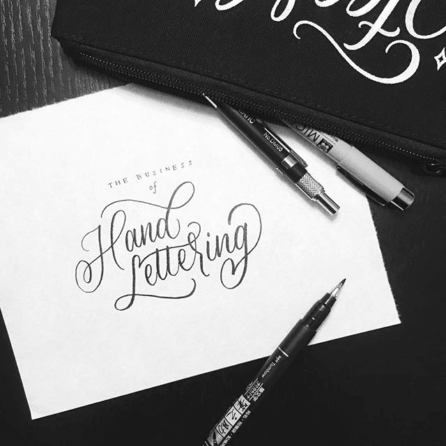 Modern Thrive The Business Of Hand Lettering - Lettering Tutorial