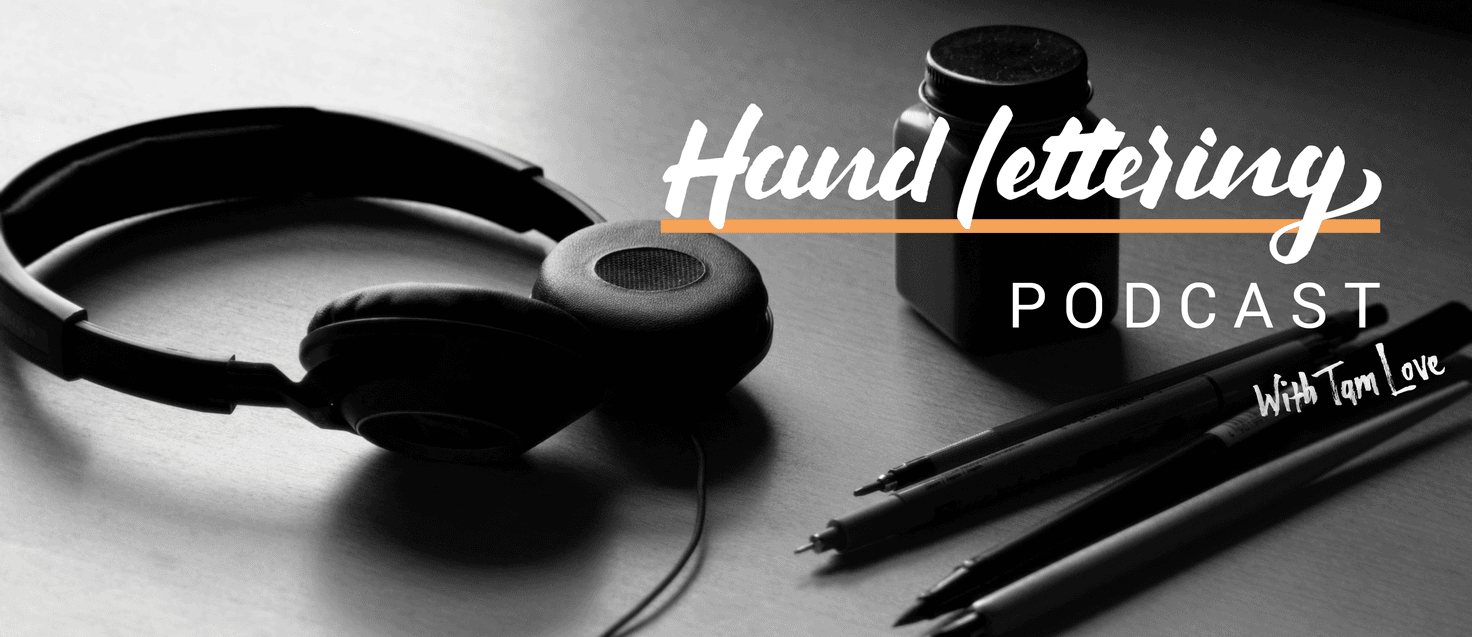 Hand Lettering Podcast Header