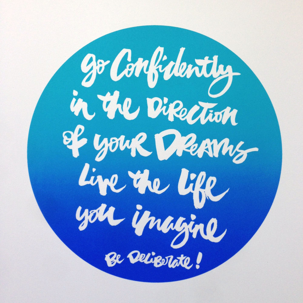be deliberate circle - Emma Holmes - Lettering Tutorial