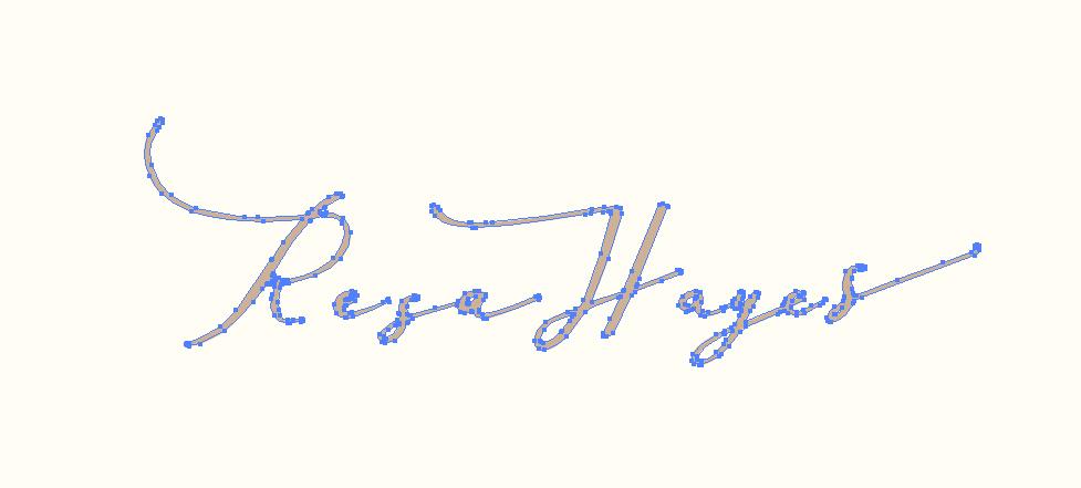 Belinda Love Lee Skillshare Digitisation - Lettering Tutorial