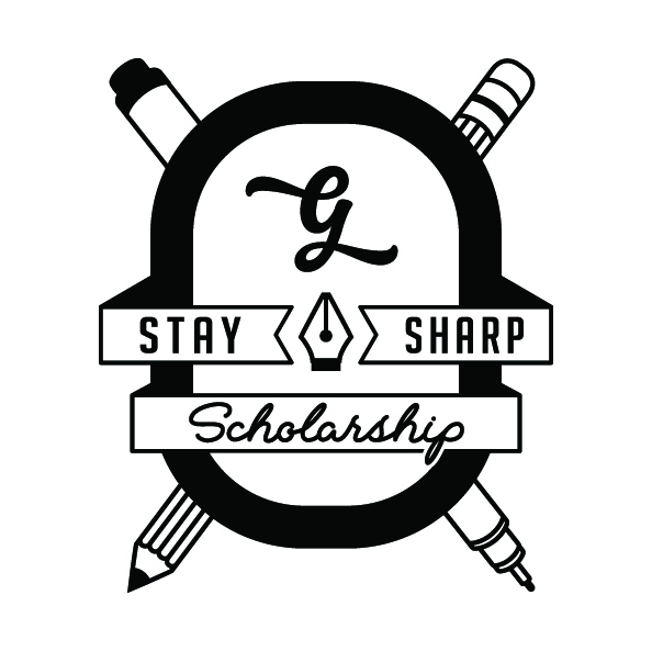 Stay Sharp Scholarship Logo Goodtype - Lettering Tutorial