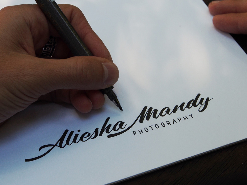 Matt Vergotis Aliesha Mandy - Lettering Tutorial
