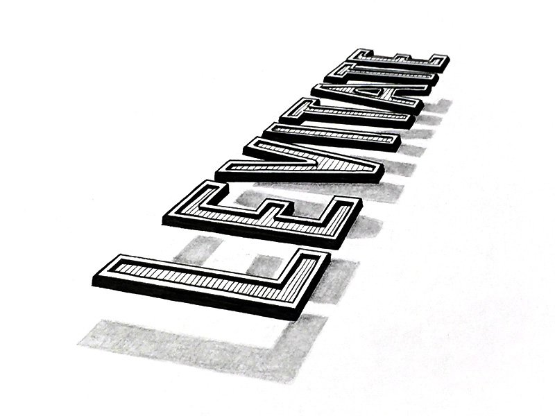 Levitate Scotty Russell - Lettering Tutorial