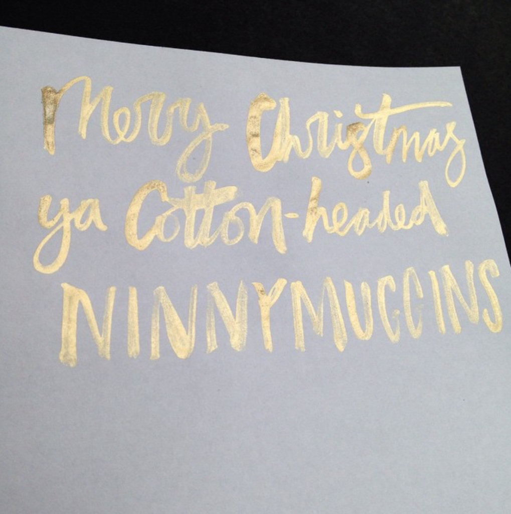 Cotton Headed NinnyMuggins Emma Holmes - Lettering Tutorial