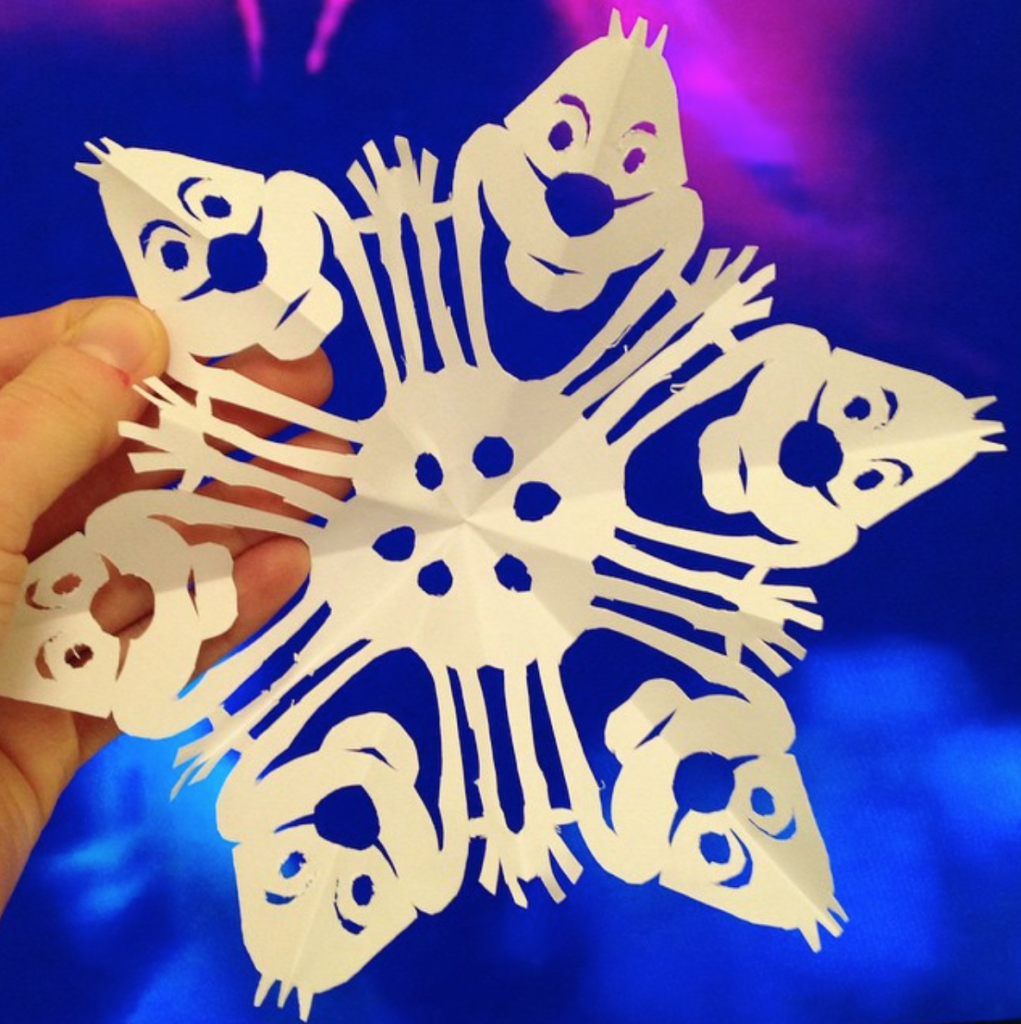 Olaf Snowflake Emma Holmes - Lettering Tutorial