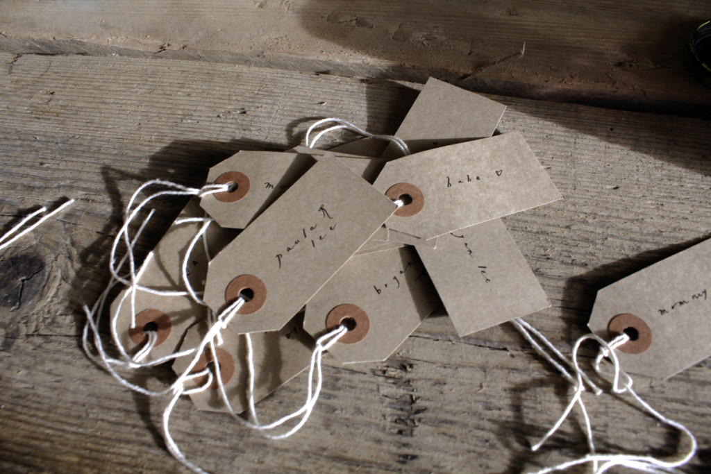 Belinda Love Lee Finished Calligraphy Gift Tags - Lettering Tutorial