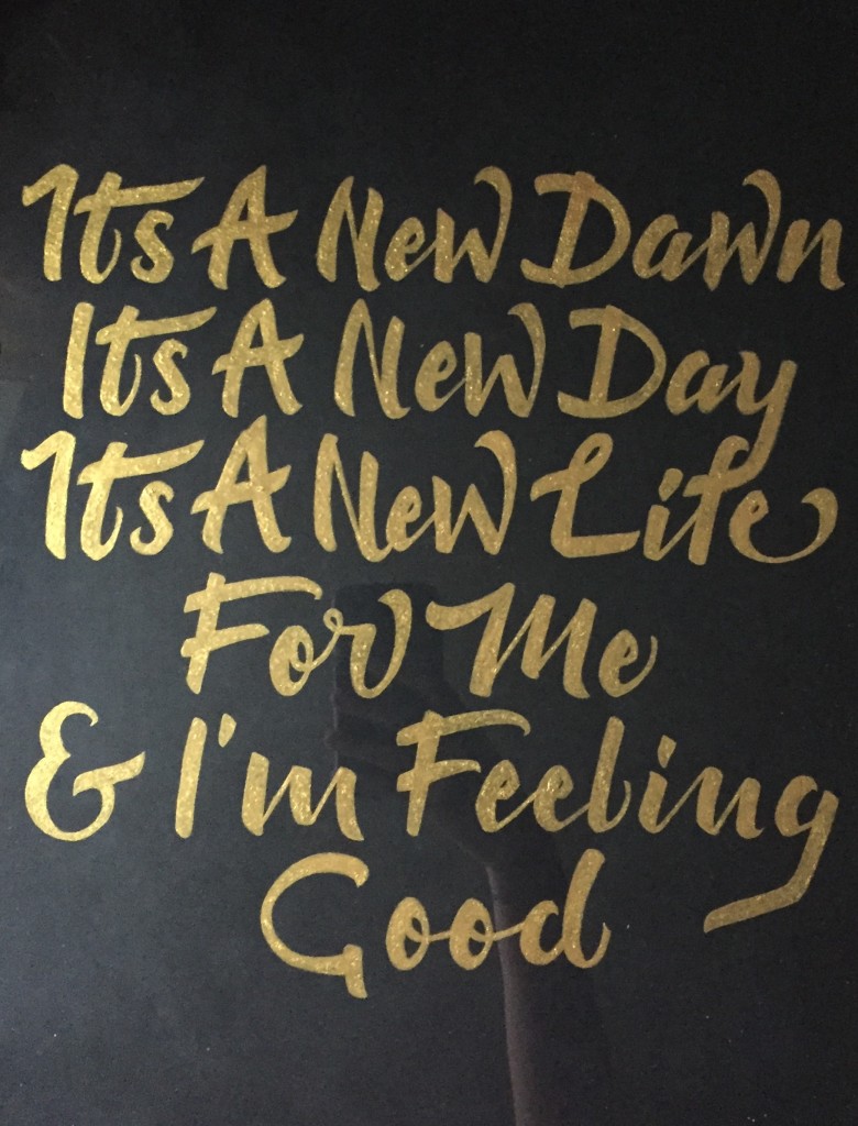 HolidayGift Muse Lyrics Lettered - Lettering Tutorial