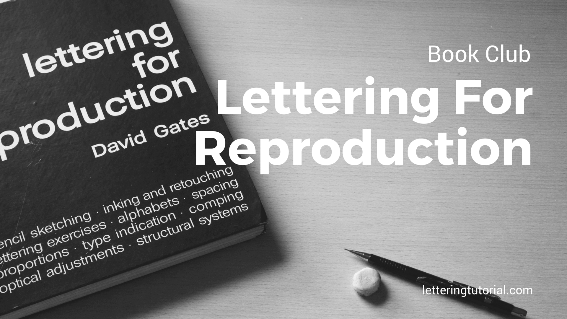 Lettering Tutorial Book | book club lettering for reproduction Lettering Tutorial Book | book club lettering for reproduction