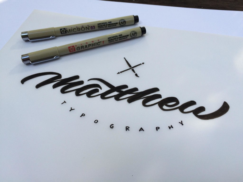 Matt Vergotis Skillshare - Lettering Tutorial