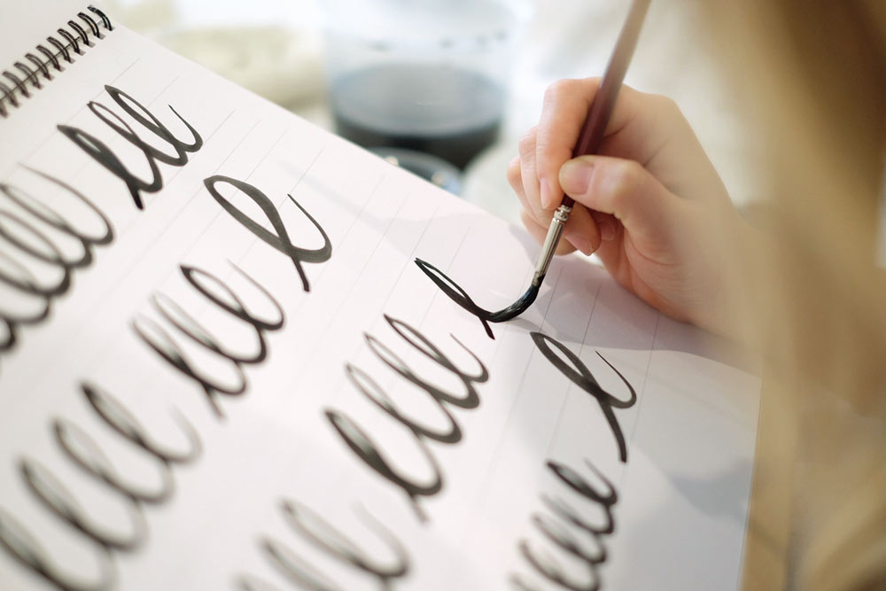 Learn Brush Lettering Carla Hackett Barbara Enright - Lettering Tutorial