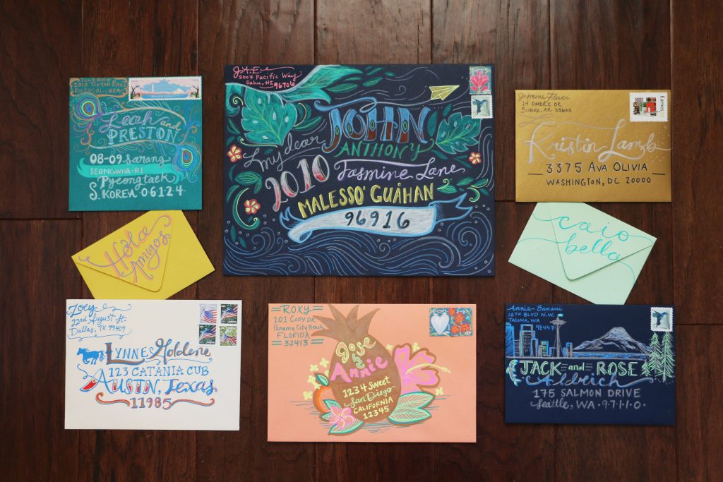 Jaclyn Escalera Envelopes - Lettering Tutorial