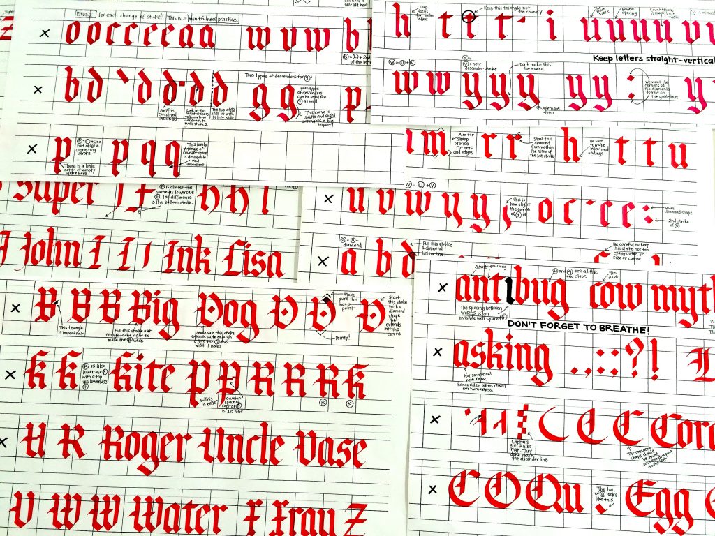 Ocac Gothic Coco Demos Cora Pearl - Lettering Tutorial