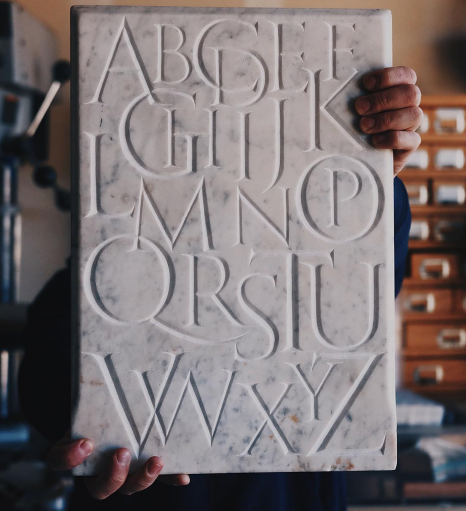 Jake Weidmann Stone Carving - Lettering Tutorial