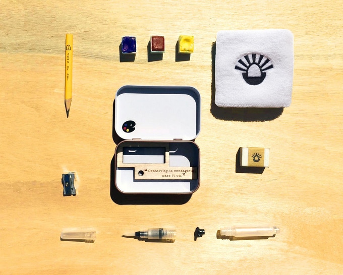 Joan of Art Sketching Tin Contents - Lettering Tutorial